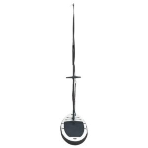vidaXL Stand Up Paddleboard Set Aufblasbar mit Segel Tragetasche SUP Board Surfbrett Surfboard Paddling ISUP Schwarz Weiß 330x72x10cm - Image 9