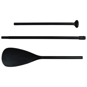 vidaXL Stand Up Paddleboard Set Aufblasbar mit Segel Tragetasche SUP Board Surfbrett Surfboard Paddling ISUP Schwarz Weiß 330x72x10cm - Image 3