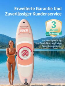 Niphean Stand up Paddling Board mit Sitz, (Ultraleichtes) SUP Board für Frauen, Standup Paddle Board mit +30% Balance StabilTrac-Finne, Anti-Rutsch Inflatable Paddle Board für Yoga&Haustierfreundlich - Image 3
