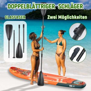 H2OSUP Stand Up Paddling Board-15 cm Dick Aufblasbares SUP Board,mit Rucksack,Haltbares Paddle Board Zubehör - Image 6