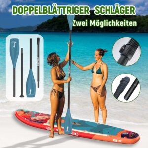 H2OSUP Stand Up Paddling Board-15 cm Dick Aufblasbares SUP Board,mit Rucksack,Haltbares Paddle Board Zubehör - Image 6
