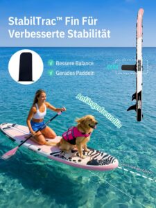 Niphean Stand up Paddling Board mit Sitz und Allem Zubehör, 320cm Paddleboard für Aller Fähigkeitsniveaus, SUP Board 200kg Tragkraft für 2 Personen, Standup Paddle Board for Adults - Image 5