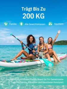 Niphean Stand up Paddling Board mit Sitz und Allem Zubehör, 320cm Paddleboard für Aller Fähigkeitsniveaus, SUP Board 200kg Tragkraft für 2 Personen, Standup Paddle Board for Adults - Image 3