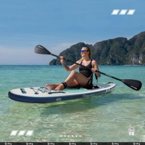 TIGERXBANG SUP Boards Stand Up Paddling Board 320x82x15cm, aufblasbare Paddle-Boards mit Doppelschläger-Paddel, Kajak-Sitz, Defender-Pro-Kollektion Blau - Image 7