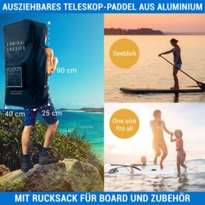 Capital Sports Aufblasbares SUP Board Set, All-Rounder SUP Board mit Aluminium Paddel, Stand Up Paddling Board für Kinder & Erwachsene, Paddle Board Aufblasbar mit Tasche & Pumpe, 305cm/10ft - Image 2
