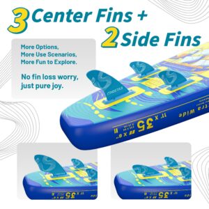 iTAOSTAR J07A 35" Extra Breites Paddleboard, Aufblasbares Stand Up Paddleboard mit Premium-SUP-Zubehör, Aufblasbare Paddleboards für Erwachsene/Jugendliche Aller Fähigkeitsstufen - Image 5