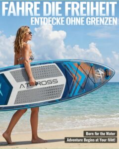 ATPROSS Stand Up Paddling Board mit Sitz & Zubehör Set, 320x84cm Extra Breit SUP Board für 2 Personen, 200kg Tragkraft, Rutschfestes Stand Up Paddle zum Surfen - Image 3