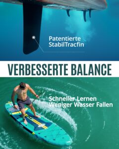 ZLX SUP Board 350cm Extra Groß, Stand Up Paddling Board Aufblasbar mit Sitz, 550LB Tragfähigkeit, Stabil Anfängerfreundlich, Anti-Rutsch-Deck, Stand Up Paddle Board Zubehör Set - Image 3