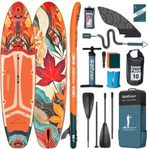 H2OSUP Stand Up Paddling Board-15 cm Dick Aufblasbares SUP Board,mit Rucksack,Haltbares Paddle Board Zubehör