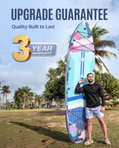 ZLX 350cm Extra Groß Stand Up Paddle Board mit Sitz Große Tragfähigkeit 550LB Inflatable SUP Board für Erwachsene Anfängerfreundlich Stabiles Anti-Rutsch-Deck - Image 3