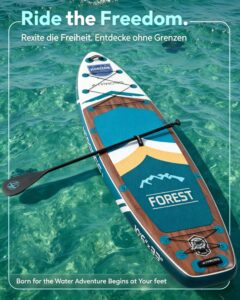 ATPROSS Stand Up Paddling Board mit Zubehör Set, 320x84cm Extra Breit SUP Board für 2 Personen, 200kg Tragkraft, Rutschfestes Stand Up Paddle zum Surfen - Image 6