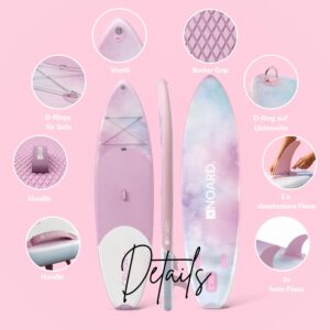 NOARD SUP Board aufblasbar Double-Layer-Dropstitch 326 cm bis 140 kg - Image 4