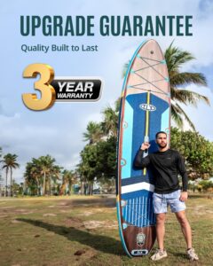 ZLX Stand Up Paddling Board 350x89cm,SUP Board Set,Stand Up Paddle mit Einzigartige Mittelfinne,Rutschfester Deckpad,Standup Paddle Board 250kg Tragkraft,für Erwachsene,Anfänger,alle Könnensstufen - Image 2