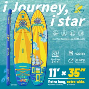 iTAOSTAR J07A 35" Extra Breites Paddleboard, Aufblasbares Stand Up Paddleboard mit Premium-SUP-Zubehör, Aufblasbare Paddleboards für Erwachsene/Jugendliche Aller Fähigkeitsstufen - Image 2