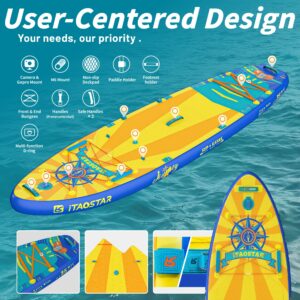 iTAOSTAR J07A 35" Extra Breites Paddleboard, Aufblasbares Stand Up Paddleboard mit Premium-SUP-Zubehör, Aufblasbare Paddleboards für Erwachsene/Jugendliche Aller Fähigkeitsstufen - Image 3